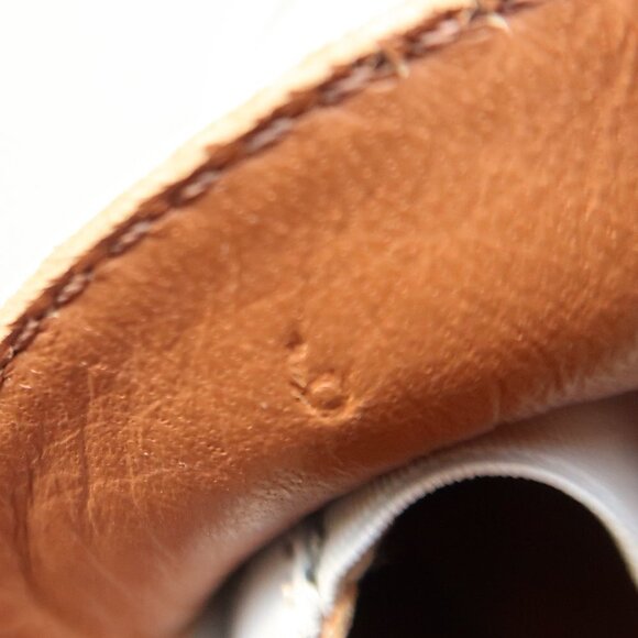 Tomas Maier White Leather Crepe Platform Wedge Heel Loafers Slip-on Shoes Size 6 - Picture 8 of 16